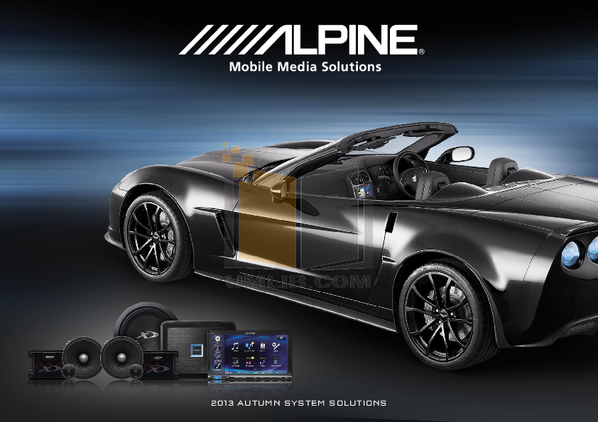 Download free pdf for Alpine PDX-F4 Car Amplifier manual